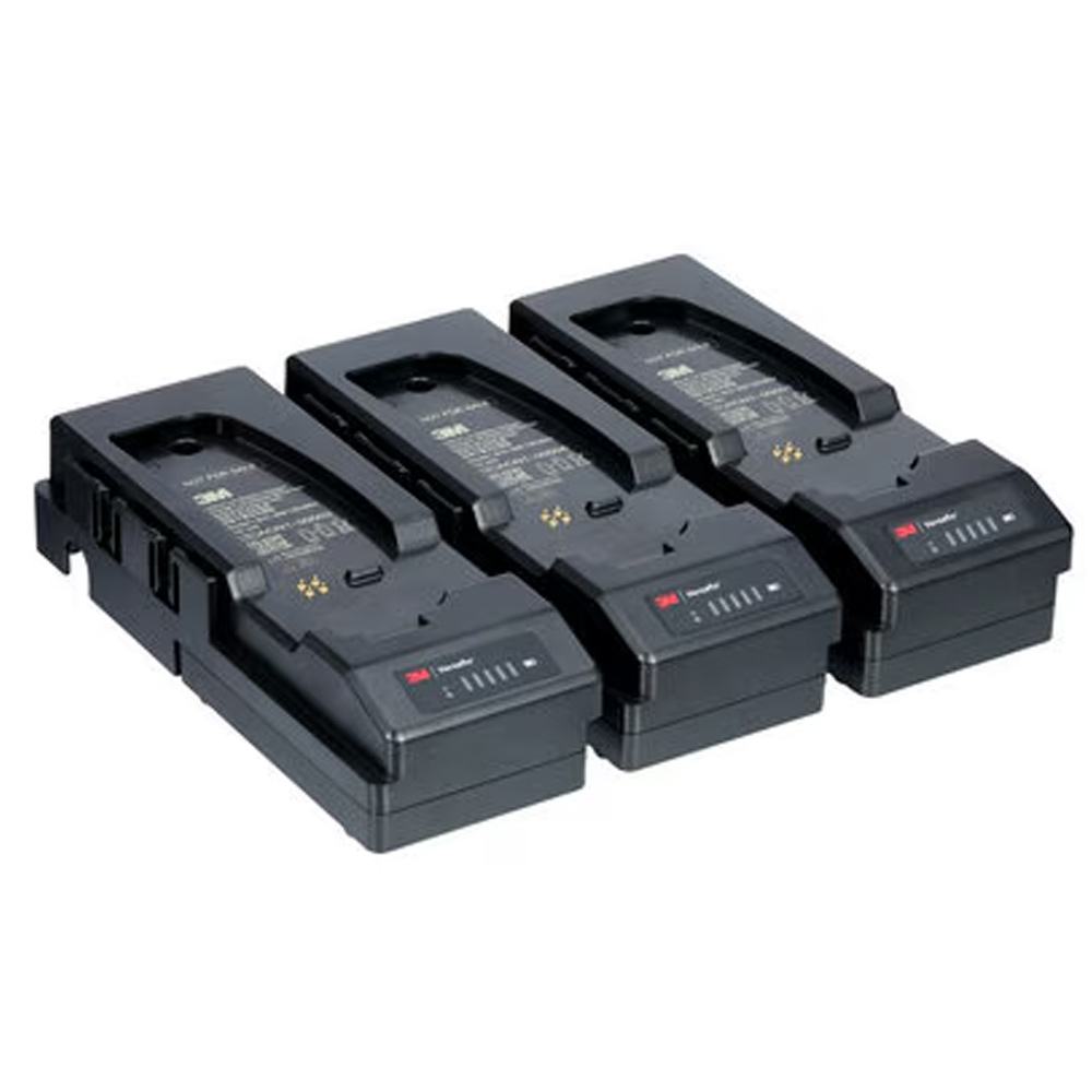 Cargador múltiple de 3 vías 3M™ Versaflo™ TR-300+