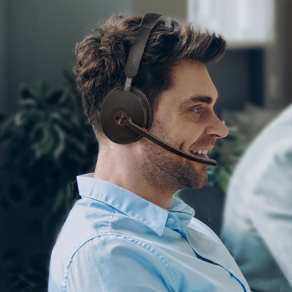 Auriculares binaurales Bluetooth ANC USB Yealink BH74 Teams