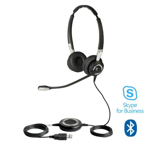 Jabra BIZ 2400 II USB MS Auriculares biaurales Bluetooth con cable
