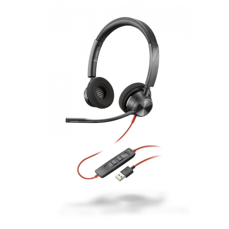 Auriculares Poly Blackwire 3320 USB-A