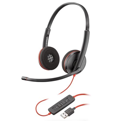 Auriculares binaurales Poly Blackwire C3220 USB-A