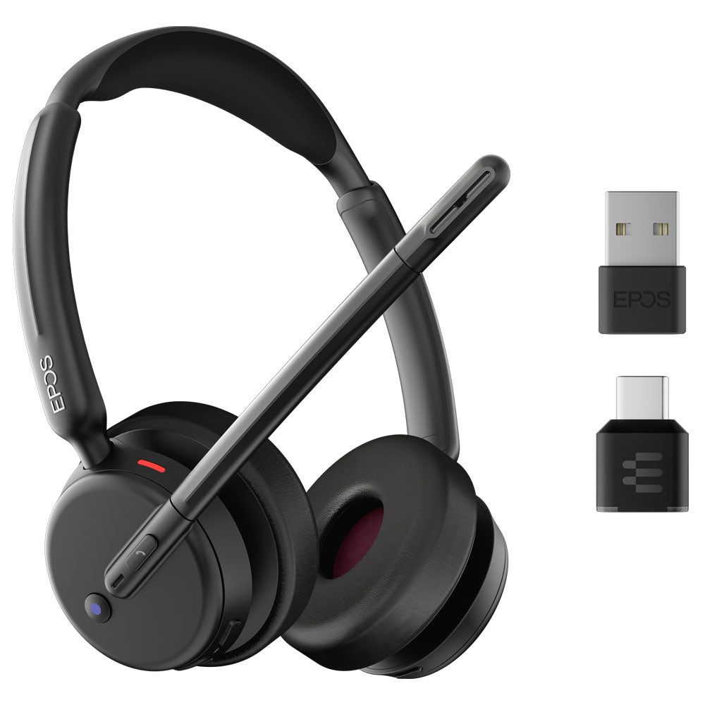 Auriculares Bluetooth EPOS IMPACT 500 MS UC ANC (incluye adaptador)