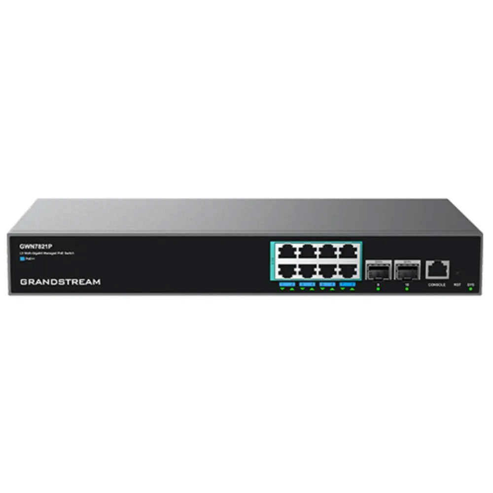 Grandstream GWN7821P Switch de Red Gigabit 2 Puertos