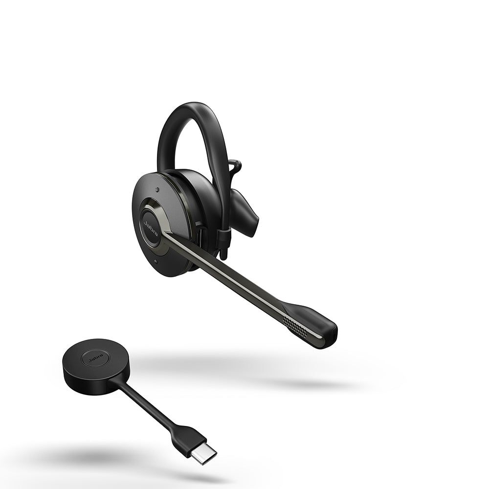 Auriculares inalámbricos DECT convertibles Jabra Engage 55 SE MS USB-A, incluye soporte