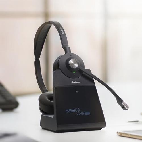 Auriculares inalámbricos estéreo DECT Jabra Engage 75 - Reacondicionados