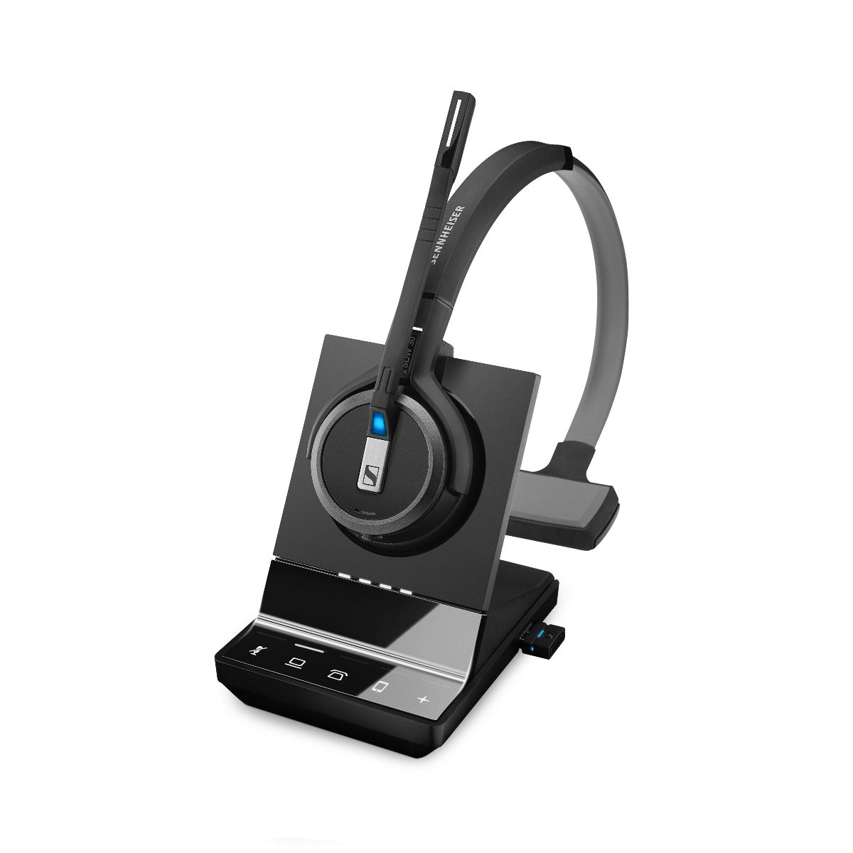 Sennheiser SDW 5036 DECT monoaurales. telefono de escritorio, PC/softphone y Bluetooth