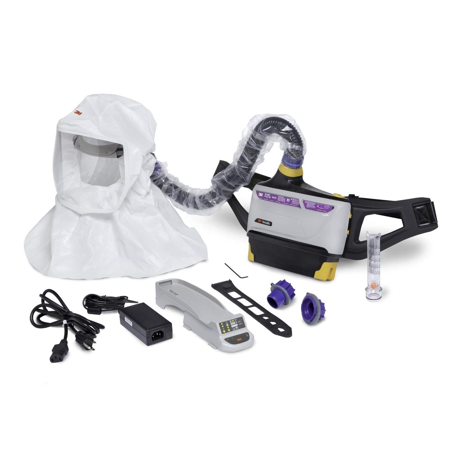 Kit listo para usar 3M™ Versaflo™ Serie TR-800 ATEX con capucha protectora - TR800E ECK