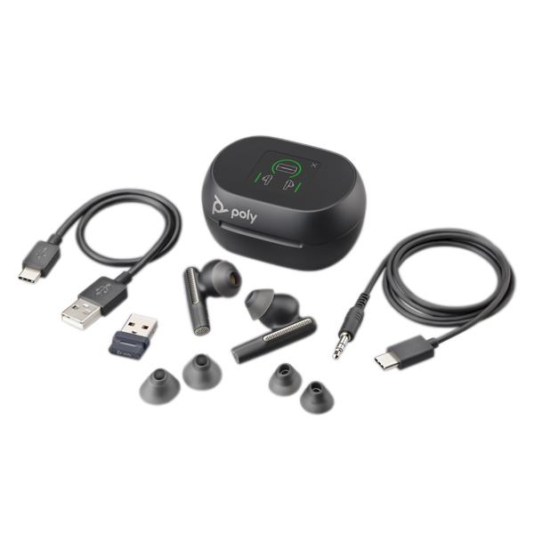 Audífonos inalámbricos Poly Voyager FREE 60+ UC USB-C