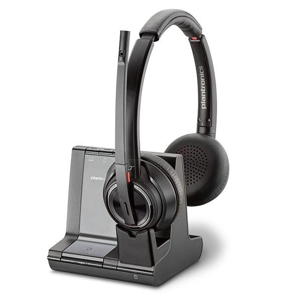 Auriculares binaurales Poly Savi 8220 OFFICE MS DECT - Reacondicionados