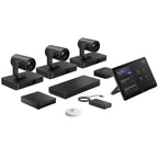 Sistema Yealink MVC S98-C5U para salas Microsoft Teams, ideal para salas extragrandes y profesionales con AV