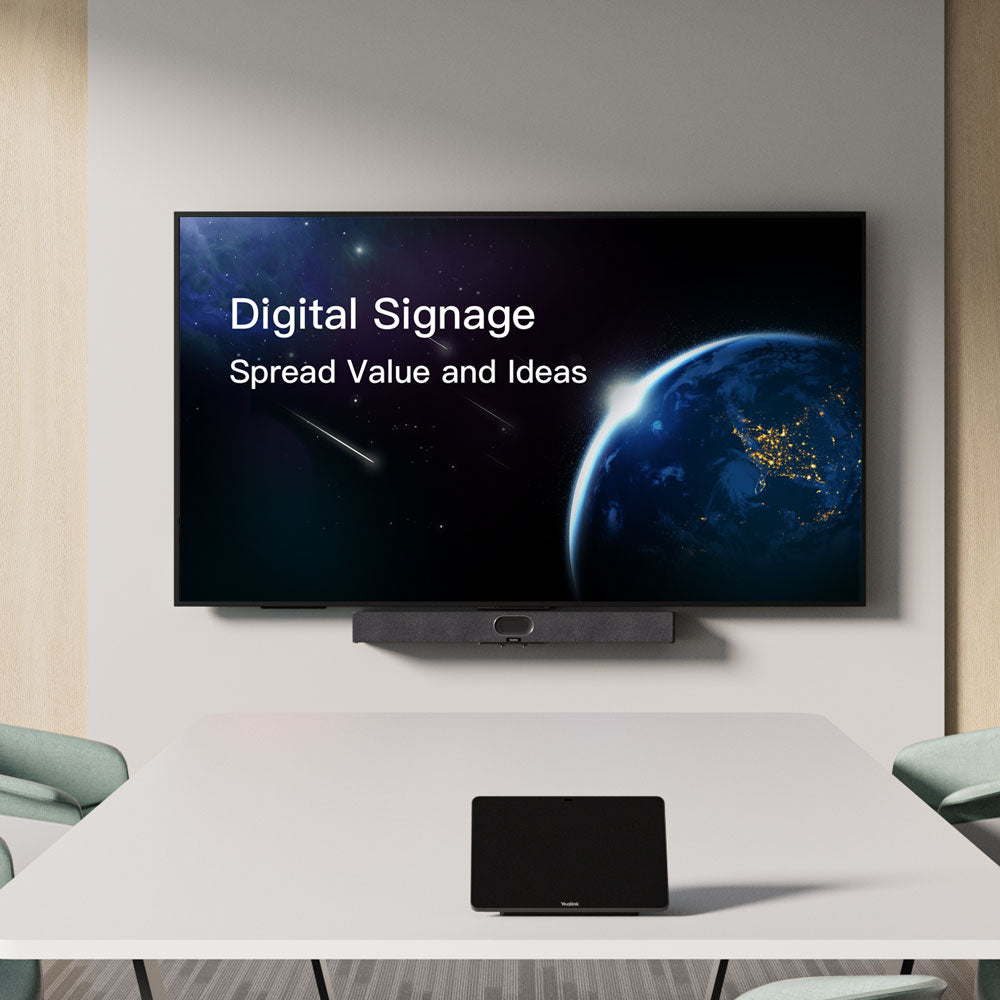 Pantalla de reuniones Yealink MD75 de 75 pulgadas para salas de Microsoft Teams