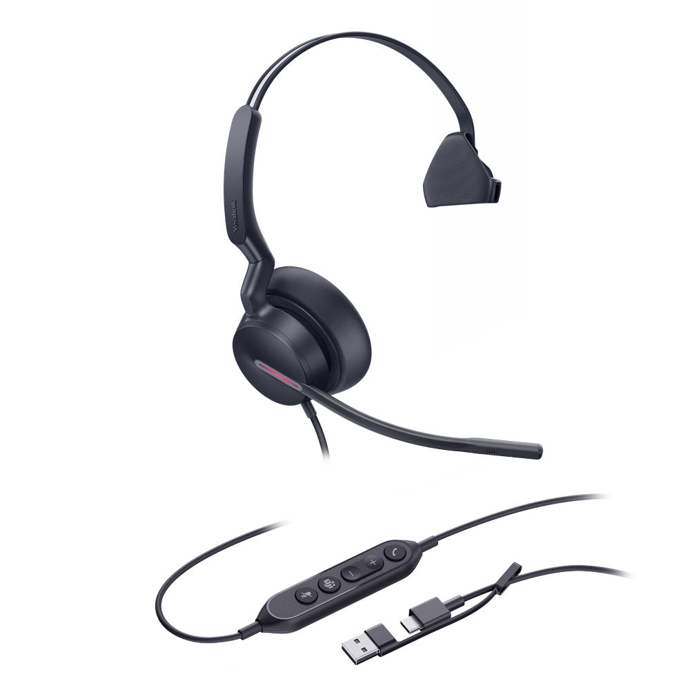 Auriculares USB-C/A Yealink UH46 Mono Teams