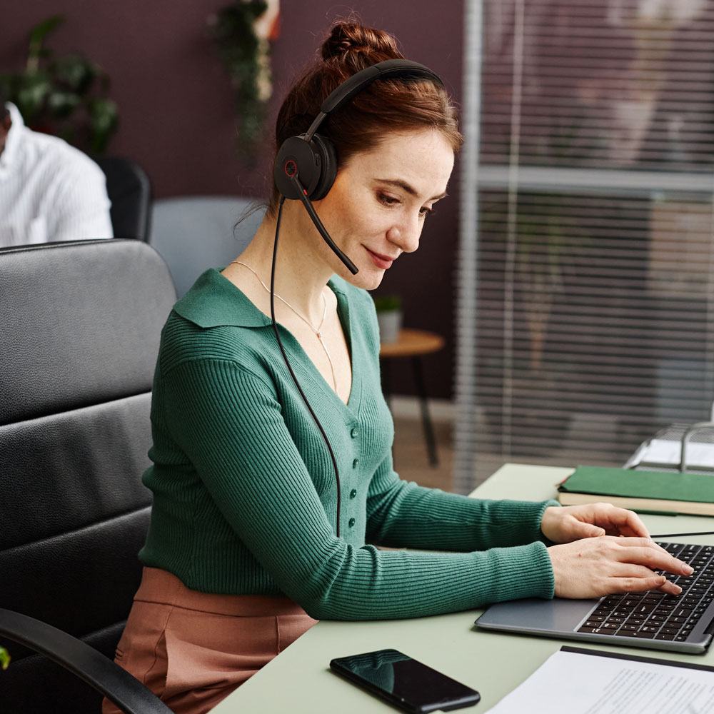 Auriculares USB duales UC Yealink UH48